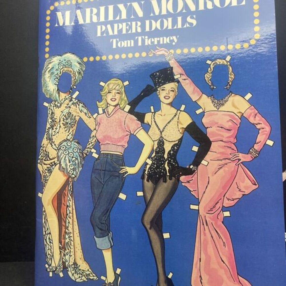 Vintage ⭐️ 1979 Marilyn Monroe Paper Dolls‎ by Tom Tierney Some cut